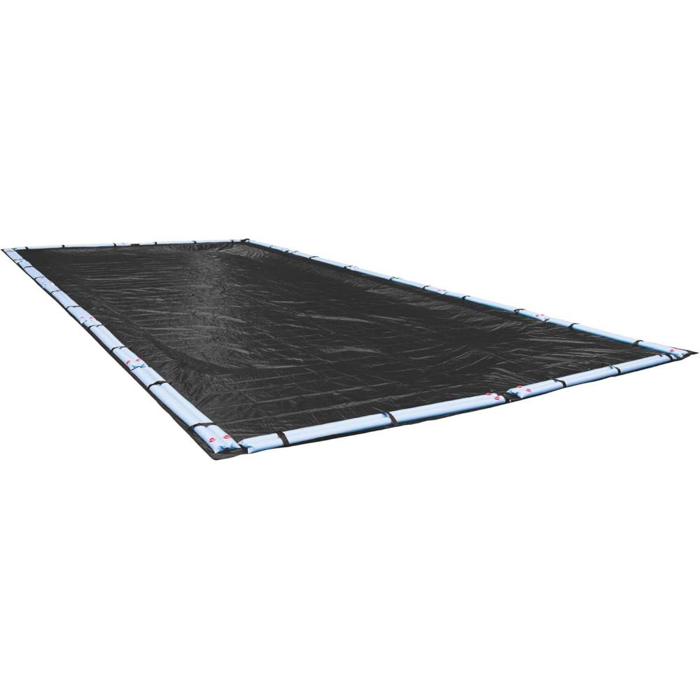 imageRobelle 16 x 32 ft Heavy Duty Mesh Black Winter Pool Cover for Inground Pools 4 ft Overlap 20 x 36 ft Cover Size 10 x 10 Scrim 31 ozyd2 10Year Warranty Style 381632R30 x 50ft Pool