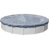 imageRobelle 12 ft Blue Winter Pool Cover for Above Ground Pools 3 ft Overlap 15 ft Cover Size Solid 7 x 7 Scrim 22 ozyd2 8Year Warranty Style 3612Commercial