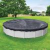 imageRobelle 12 ft Blue Winter Pool Cover for Above Ground Pools 3 ft Overlap 15 ft Cover Size Solid 7 x 7 Scrim 22 ozyd2 8Year Warranty Style 3612Economy