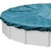 imageRobelle 12 ft Blue Winter Pool Cover for Above Ground Pools 3 ft Overlap 15 ft Cover Size Solid 7 x 7 Scrim 22 ozyd2 8Year Warranty Style 3612Extra Heavy Duty