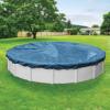 imageRobelle 12 ft Blue Winter Pool Cover for Above Ground Pools 3 ft Overlap 15 ft Cover Size Solid 7 x 7 Scrim 22 ozyd2 8Year Warranty Style 3612Heavy Duty
