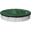 imageRobelle 12 ft Heavy Duty Green Winter Pool Cover for Above Ground Pools 4 ft Overlap 16 ft Cover Size Solid 8 x 8 Scrim 236 ozyd2 10Year Warranty Style 32124Heavy Duty