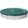 imageRobelle 12 ft Heavy Duty Green Winter Pool Cover for Above Ground Pools 4 ft Overlap 16 ft Cover Size Solid 8 x 8 Scrim 236 ozyd2 10Year Warranty Style 32124Commercial