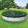 imageRobelle 12 ft Heavy Duty Green Winter Pool Cover for Above Ground Pools 4 ft Overlap 16 ft Cover Size Solid 8 x 8 Scrim 236 ozyd2 10Year Warranty Style 32124Heavy Duty