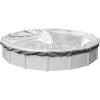 imageRobelle 12 ft Industrial Gray Winter Pool Cover for Above Ground Pools 4 ft Overlap 16 ft Cover Size Solid 14 x 12 Scrim 45 ozyd2 20Year Warranty Style 30124Heavy Duty