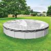 imageRobelle 12 ft Professional Silver Winter Pool Cover for Above Ground Pools 4 ft Overlap 16 ft Cover Size Solid 12 x 12 Scrim 37 ozyd2 15Year Warranty Style 33124Heavy Duty