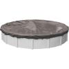 imageRobelle 12 ft Professional Tan Winter Pool Cover for Above Ground Pools 4 ft Overlap 16 ft Cover Size Solid 12 x 12 Scrim 37 ozyd2 15Year Warranty Style 57124ROBExtra Heavy Duty