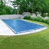 imageRobelle 12 x 24 ft Heavy Duty Mesh Blue Winter Pool Cover for Inground Pools 4 ft Overlap 16 x 28 ft Cover Size 10 x 10 Scrim 31 ozyd2 10Year Warranty Style 541224RROBHeavy Duty