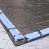 imageRobelle 12 x 24 ft Industrial Taupe Winter Pool Cover for Inground Pools 5 ft Overlap 17 x 29 ft Cover Size Solid 14 x 12 Scrim 45 ozyd2 20Year Warranty Style 601224RExtra Heavy Duty