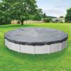 imageRobelle 15 ft Heavy Duty Mesh GrayBlack Winter Pool Cover for Above Ground Pools 3 ft Overlap 18 ft Cover Size 10 x 10 Scrim 31 ozyd2 10Year Warranty Style 4015Heavy Duty
