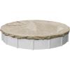 imageRobelle 15 ft Premium Tan Winter Pool Cover for Above Ground Pools 4 ft Overlap 19 ft Cover Size Solid 14 x 14 Scrim 52 ozyd2 20Year Warranty Style 31154APremium