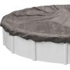imageRobelle 15 ft Premium Tan Winter Pool Cover for Above Ground Pools 4 ft Overlap 19 ft Cover Size Solid 14 x 14 Scrim 52 ozyd2 20Year Warranty Style 31154AExtra Heavy Duty