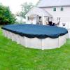 imageRobelle 15 x 27 ft Heavy Duty Blue Winter Oval Pool Cover for Above Ground Pools 4 ft Overlap 19 x 31 ft Cover Size Solid 8 x 8 Scrim 236 ozyd2 10Year Warranty Style 3515274Heavy Duty