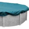 imageRobelle 15 x 27 ft Heavy Duty Blue Winter Oval Pool Cover for Above Ground Pools 4 ft Overlap 19 x 31 ft Cover Size Solid 8 x 8 Scrim 236 ozyd2 10Year Warranty Style 3515274Extra Heavy Duty