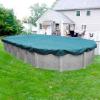 imageRobelle 15 x 27 ft Heavy Duty Blue Winter Oval Pool Cover for Above Ground Pools 4 ft Overlap 19 x 31 ft Cover Size Solid 8 x 8 Scrim 236 ozyd2 10Year Warranty Style 3515274Extra Heavy Duty