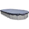 imageRobelle 15 x 30 ft Heavy Duty Blue Winter Oval Pool Cover for Above Ground Pools 4 ft Overlap 19 x 34 ft Cover Size Solid 8 x 8 Scrim 236 ozyd2 10Year Warranty Style 3515304Commercial