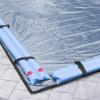 imageRobelle 16 x 24 ft Heavy Duty Blue Winter Pool Cover for Inground Pools 5 ft Overlap 21 x 29 ft Cover Size Solid 8 x 8 Scrim 236 ozyd2 10Year Warranty Style 351624RCommercial