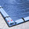 imageRobelle 16 x 24 ft Heavy Duty Blue Winter Pool Cover for Inground Pools 5 ft Overlap 21 x 29 ft Cover Size Solid 8 x 8 Scrim 236 ozyd2 10Year Warranty Style 351624RIndustrial