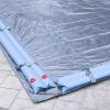 imageRobelle 16 x 32 ft Blue Winter Pool Cover for Inground Pools 5 ft Overlap 21 x 37 ft Cover Size Solid 7 x 7 Scrim 22 ozyd2 8Year Warranty Style 461632RValue