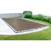 imageRobelle 16 x 32 ft Extra Heavy Duty XL Mesh TaupeBlack Winter Pool Cover for Inground Pools 5 ft Overlap 21 x 37 ft Cover Size 12 x 12 Scrim 37 ozyd2 15Year Warranty Style 431632RExtra Heavy Duty