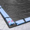 imageRobelle 16 x 32 ft Heavy Duty Blue Winter Pool Cover for Inground Pools 5 ft Overlap 21 x 37 ft Cover Size Solid 8 x 8 Scrim 236 ozyd2 10Year Warranty Style 351632RPremium