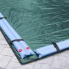 imageRobelle 18 x 40 ft Heavy Duty Green Winter Pool Cover for Inground Pools 5 ft Overlap 23 x 45 ft Cover Size Solid 8 x 8 Scrim 236 ozyd2 10Year Warranty Style 321840RCommercial