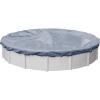 imageRobelle 28 ft Heavy Duty Blue Winter Pool Cover for Above Ground Pools 4 ft Overlap 32 ft Cover Size Solid 8 x 8 Scrim 236 ozyd2 10Year Warranty Style 35284Commercial