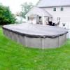 imageRobelle 5218244ROB Silver Mesh XL Winter Pool Cover for Oval Above Ground Swimming Pools 18 x 24ft Pool