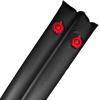 imageRobelle 8 ft 6Pack Heavy Duty Black Double Chamber Pool Cover Weights 33 MM Thick Vinyl Pool Water Bags Water TubesExtra Heavy Duty