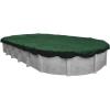 imageRobelle 10 x 15 ft Heavy Duty Green Winter Oval Pool Cover for Above Ground Pools 4 ft Overlap 14 x 19 ft Cover Size Solid 8 x 8 Scrim 236 ozyd2 10Year Warranty Style 3210154Heavy Duty