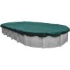 imageRobelle 10 x 15 ft Heavy Duty Green Winter Oval Pool Cover for Above Ground Pools 4 ft Overlap 14 x 19 ft Cover Size Solid 8 x 8 Scrim 236 ozyd2 10Year Warranty Style 3210154Commercial