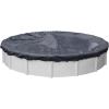 imageRobelle 12 ft Blue Winter Pool Cover for Above Ground Pools 3 ft Overlap 15 ft Cover Size Solid 7 x 7 Scrim 22 ozyd2 8Year Warranty Style 3612Economy