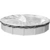 imageRobelle 12 ft Industrial Gray Winter Pool Cover for Above Ground Pools 4 ft Overlap 16 ft Cover Size Solid 14 x 12 Scrim 45 ozyd2 20Year Warranty Style 30124Heavy Duty