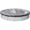 imageRobelle 12 ft Professional Silver Winter Pool Cover for Above Ground Pools 4 ft Overlap 16 ft Cover Size Solid 12 x 12 Scrim 37 ozyd2 15Year Warranty Style 33124Professional