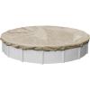 imageRobelle 12 ft Professional Tan Winter Pool Cover for Above Ground Pools 4 ft Overlap 16 ft Cover Size Solid 12 x 12 Scrim 37 ozyd2 15Year Warranty Style 57124ROBPremium