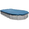 imageRobelle 12 x 18 ft Extra Heavy Duty XL Mesh BlueBlack Winter Oval Pool Cover for Above Ground Pools 4 ft Overlap 16 x 22 ft Cover Size 12 x 12 Scrim 37 ozyd2 15Year Warranty Style 4212184Heavy Duty
