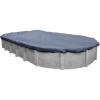 imageRobelle 12 x 18 ft Extra Heavy Duty XL Mesh BlueBlack Winter Oval Pool Cover for Above Ground Pools 4 ft Overlap 16 x 22 ft Cover Size 12 x 12 Scrim 37 ozyd2 15Year Warranty Style 4212184Extra Heavy Duty