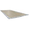 imageRobelle 12 x 24 ft Industrial Taupe Winter Pool Cover for Inground Pools 5 ft Overlap 17 x 29 ft Cover Size Solid 14 x 12 Scrim 45 ozyd2 20Year Warranty Style 601224RPremium