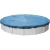 imageRobelle 15 ft Extra Heavy Duty XL Mesh BlueBlack Winter Pool Cover for Above Ground Pools 4 ft Overlap 19 ft Cover Size 12 x 12 Scrim 37 ozyd2 15Year Warranty Style 42154Heavy Duty