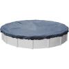 imageRobelle 15 ft Extra Heavy Duty XL Mesh BlueBlack Winter Pool Cover for Above Ground Pools 4 ft Overlap 19 ft Cover Size 12 x 12 Scrim 37 ozyd2 15Year Warranty Style 42154Extra Heavy Duty