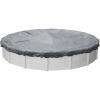 imageRobelle 15 ft Heavy Duty Mesh GrayBlack Winter Pool Cover for Above Ground Pools 3 ft Overlap 18 ft Cover Size 10 x 10 Scrim 31 ozyd2 10Year Warranty Style 4015Heavy Duty