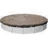 imageRobelle 15 ft Heavy Duty Mesh GrayBlack Winter Pool Cover for Above Ground Pools 3 ft Overlap 18 ft Cover Size 10 x 10 Scrim 31 ozyd2 10Year Warranty Style 4015Extra Heavy Duty