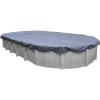 imageRobelle 15 x 21 ft Blue Winter Oval Pool Cover for Above Ground Pools 3 ft Overlap 18 x 24 ft Cover Size Solid 7 x 7 Scrim 22 ozyd2 8Year Warranty Style 46152118 x 33ft Pool
