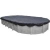 imageRobelle 15 x 27 ft Heavy Duty Blue Winter Oval Pool Cover for Above Ground Pools 4 ft Overlap 19 x 31 ft Cover Size Solid 8 x 8 Scrim 236 ozyd2 10Year Warranty Style 3515274Economy