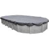 imageRobelle 5218244ROB Silver Mesh XL Winter Pool Cover for Oval Above Ground Swimming Pools 18 x 24ft Pool