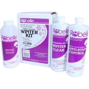 imageRobelle 10000 Gallon DualAction Winter Kit Premium Pool Closing Kit for Pools up to 10000 Gallons15 000 Gallons