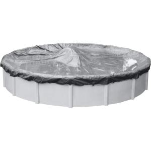imageRobelle 12 ft Professional Silver Winter Pool Cover for Above Ground Pools 4 ft Overlap 16 ft Cover Size Solid 12 x 12 Scrim 37 ozyd2 15Year Warranty Style 33124Professional