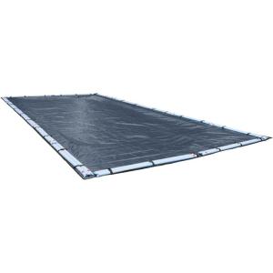 imageRobelle 12 x 24 ft Heavy Duty Mesh Blue Winter Pool Cover for Inground Pools 4 ft Overlap 16 x 28 ft Cover Size 10 x 10 Scrim 31 ozyd2 10Year Warranty Style 541224RROBExtra Heavy Duty