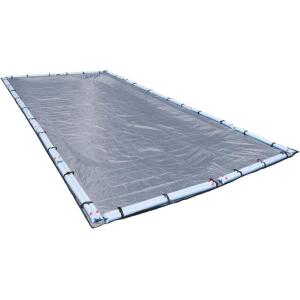 imageRobelle 16 x 24 ft Heavy Duty Blue Winter Pool Cover for Inground Pools 5 ft Overlap 21 x 29 ft Cover Size Solid 8 x 8 Scrim 236 ozyd2 10Year Warranty Style 351624RCommercial