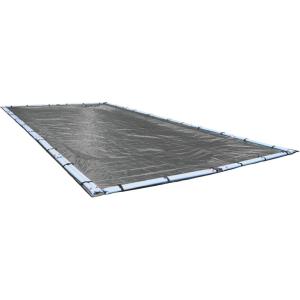 imageRobelle 16 x 32 ft Heavy Duty Blue Winter Pool Cover for Inground Pools 5 ft Overlap 21 x 37 ft Cover Size Solid 8 x 8 Scrim 236 ozyd2 10Year Warranty Style 351632RPremium